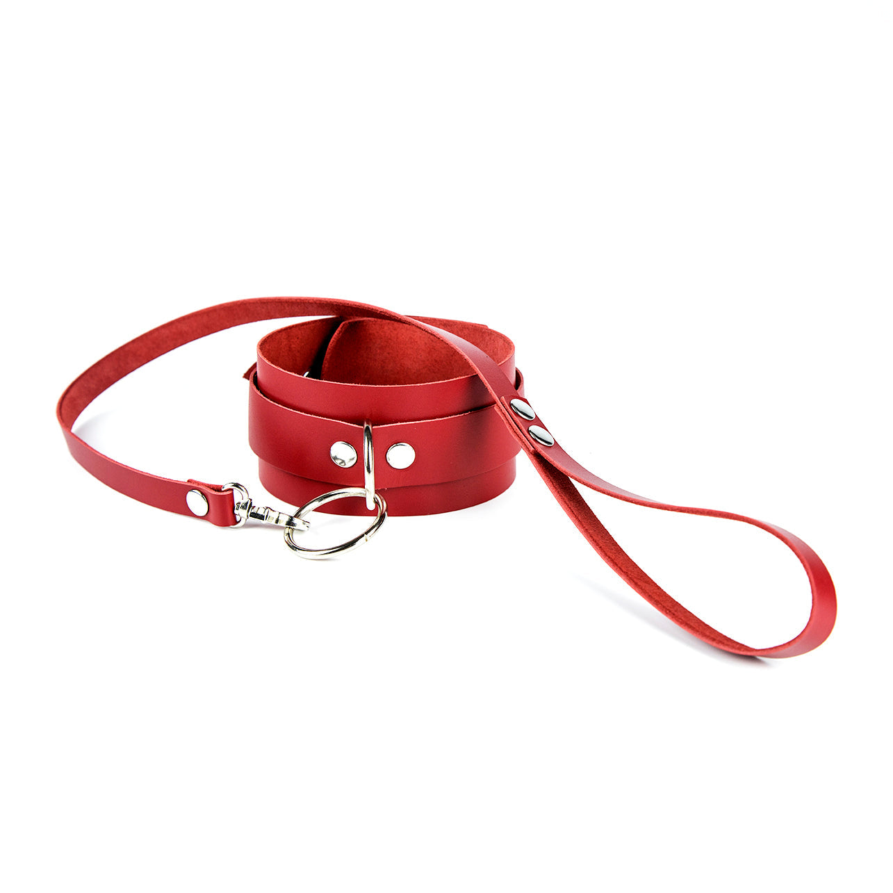 red bdsm collar 