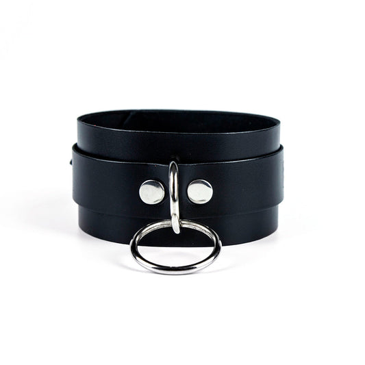 black wide collar bdsm 